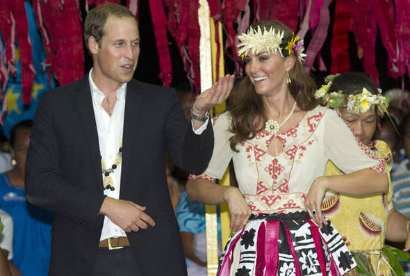 william and kate middleton tuvalu visit 2012