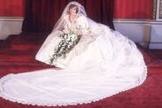 Princess Diana wedding dress fitting Hard Rock Cafe