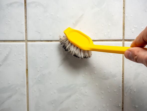 how to clean tile grout toothpaste