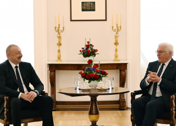 Алиев на встрече со Штайнмайером: Текст мирного договора с Арменией подготовил Азербайджан (обновлено, фото и видео)