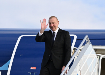 Завершился рабочий визит Ильхама Алиева в Германию (фото)