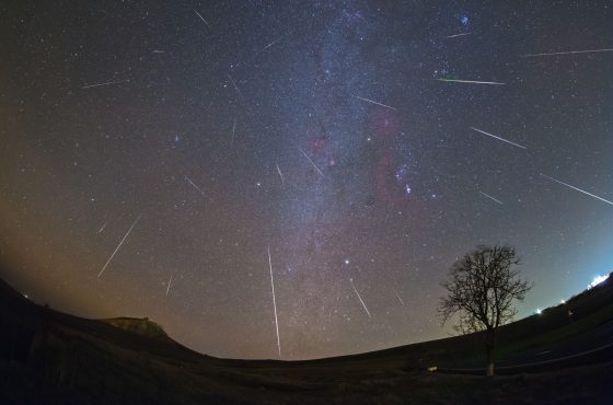 how to photograph the Geminid meteor shower