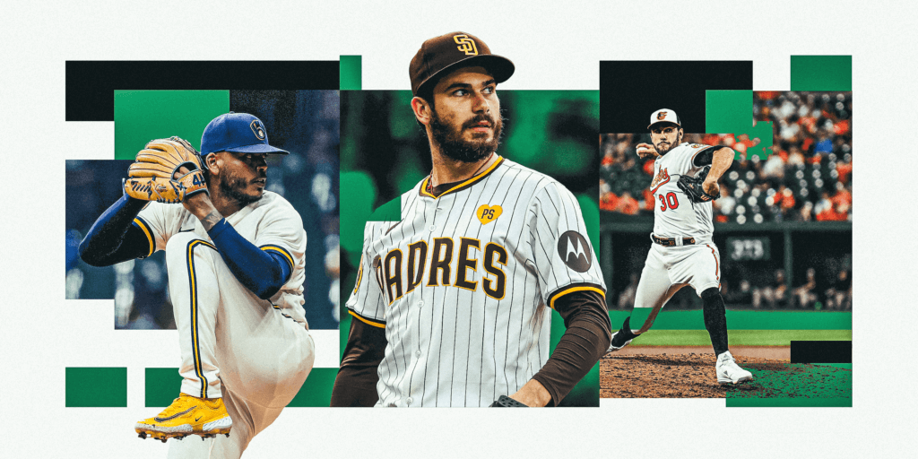 Eno Sarris’ updated MLB starting pitcher rankings: Rodriguez, Peralta move into the top 10