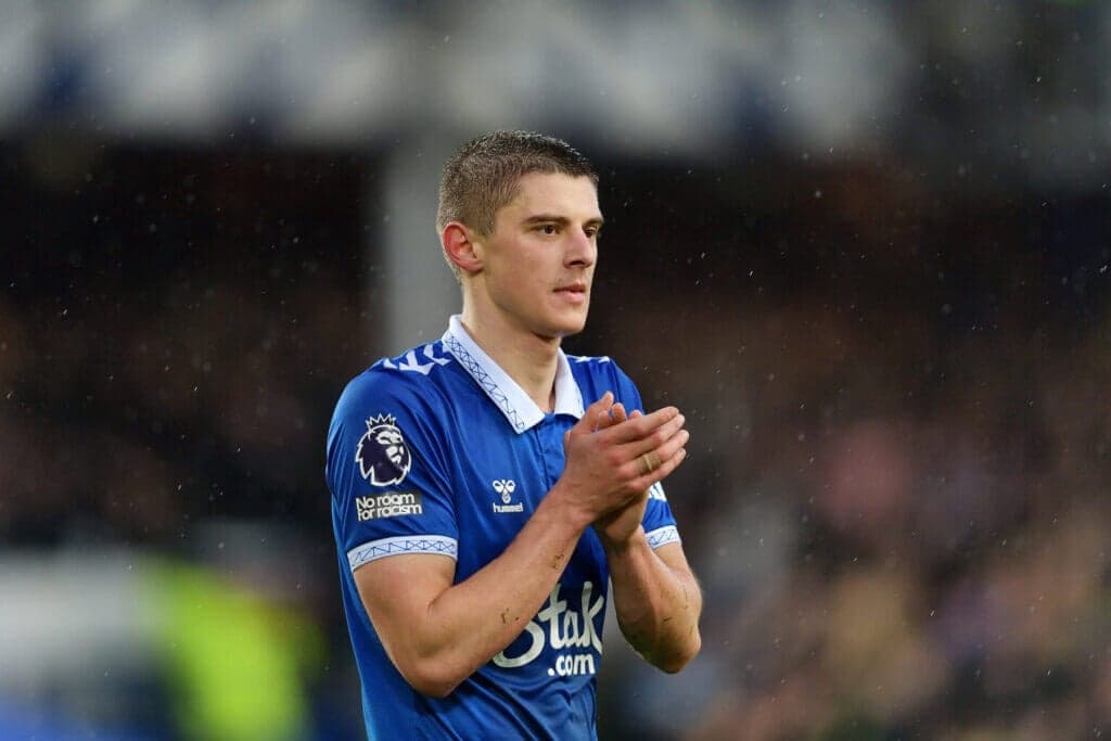 Everton's Vitalii Mykolenko to miss rest of season with ankle injury