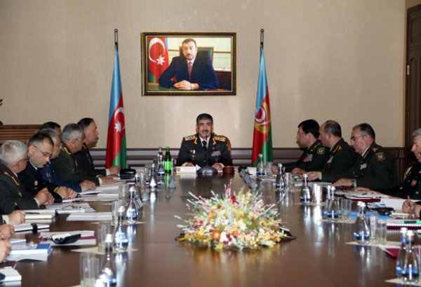 В минобороны Азербайджана состоялось заседание коллегии (ФОТО)