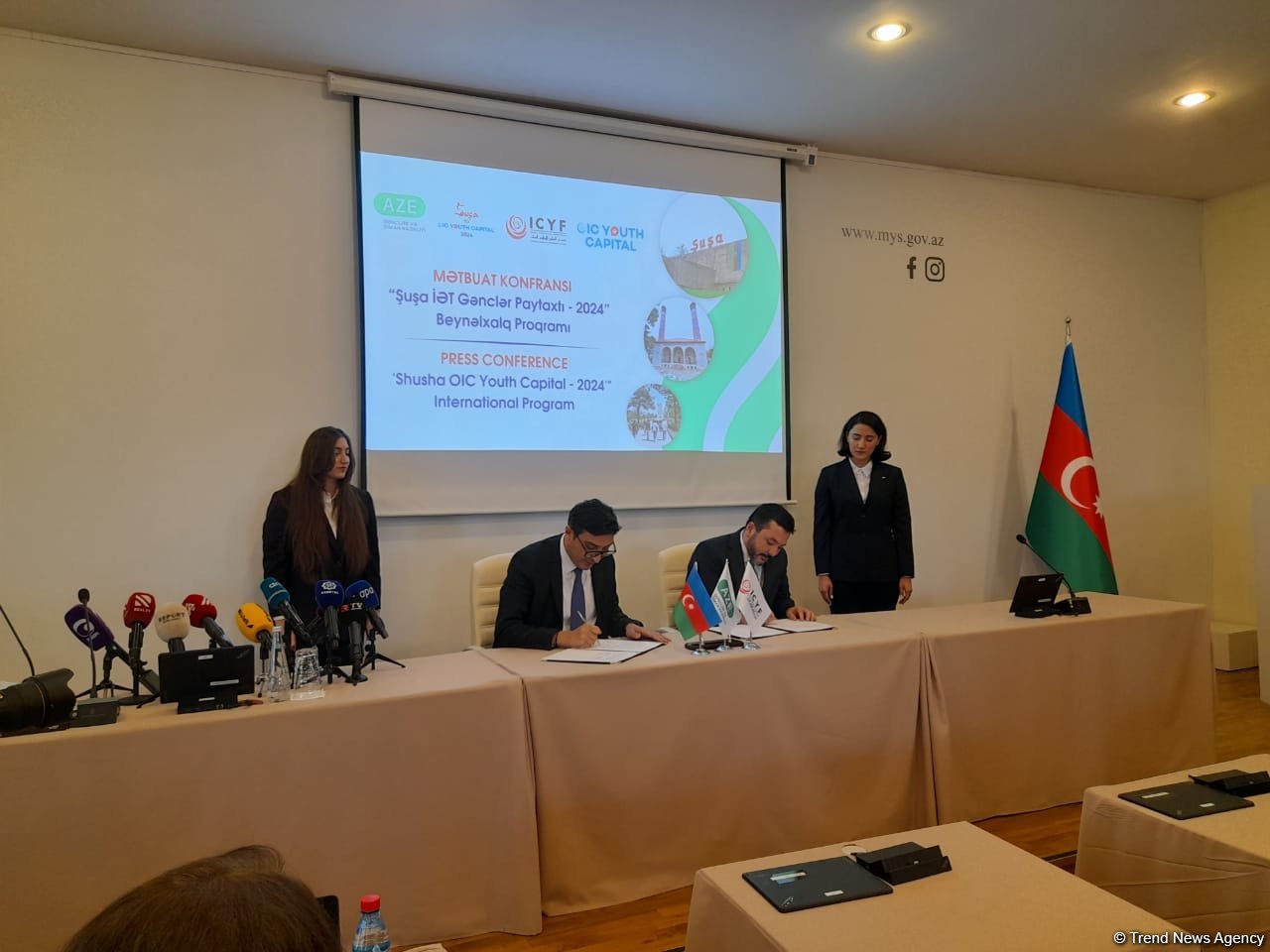 Подписан протокол между министерством молодежи и спорта Азербайджана и Молодежным форумом ОИС (ФОТО)