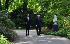 В Берлине состоялась встреча Президента Ильхама Алиева и Президента Германии один на один (ФОТО/ВИДЕО)