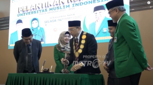 Sufirman Rahman Dilantik Jadi Rektor UMI Makassar