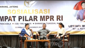 Lestari Moerdijat Sosialisasi 4 Pilar Kebangsaan Kader Partai NasDem di Semarang
