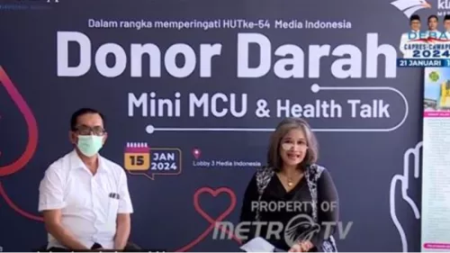 HUT ke-54 Media Indonesia Gelar Donor Darah