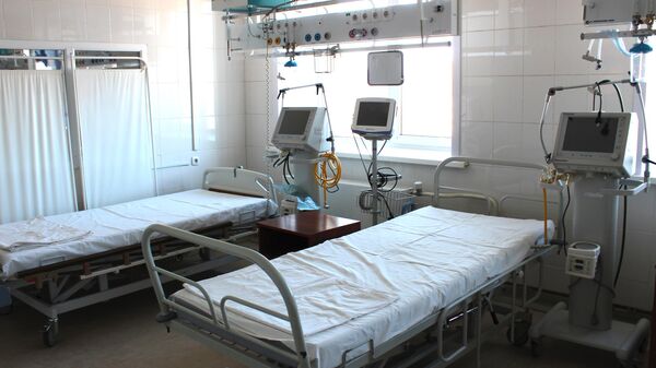 В больнице, которая полностью перепрофилирована под моностационар для больных с коронавирусной инфекцией