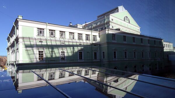 Вид на главное здание Государственного академического Мариинского театра