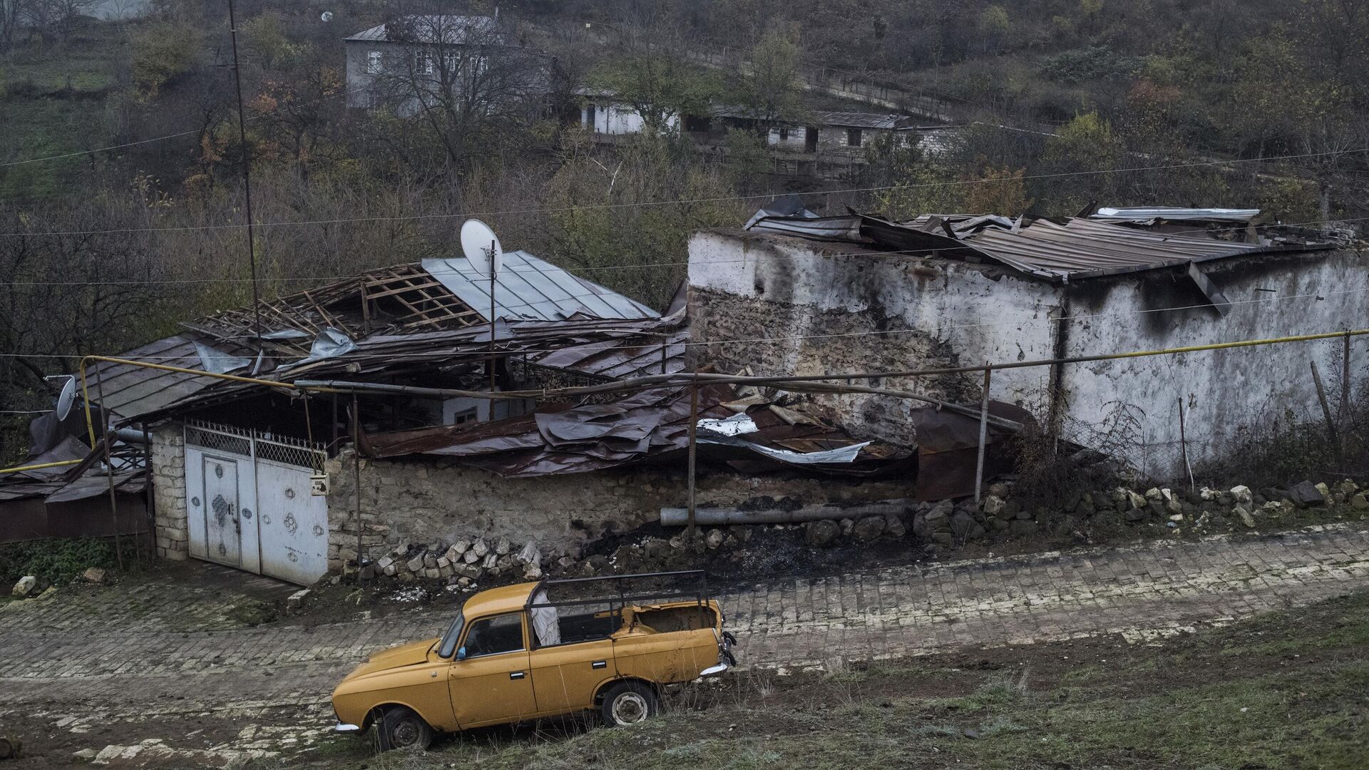 Вид на дома в селе Мачкалашен Мартунинского района в Нагорном Карабахе - РИА Новости, 1920, 04.12.2020