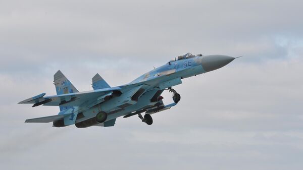 Истребитель Су-27 ВВС Украины