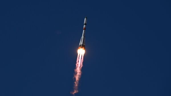 Запуск ракеты-носителя Союз-2.1а