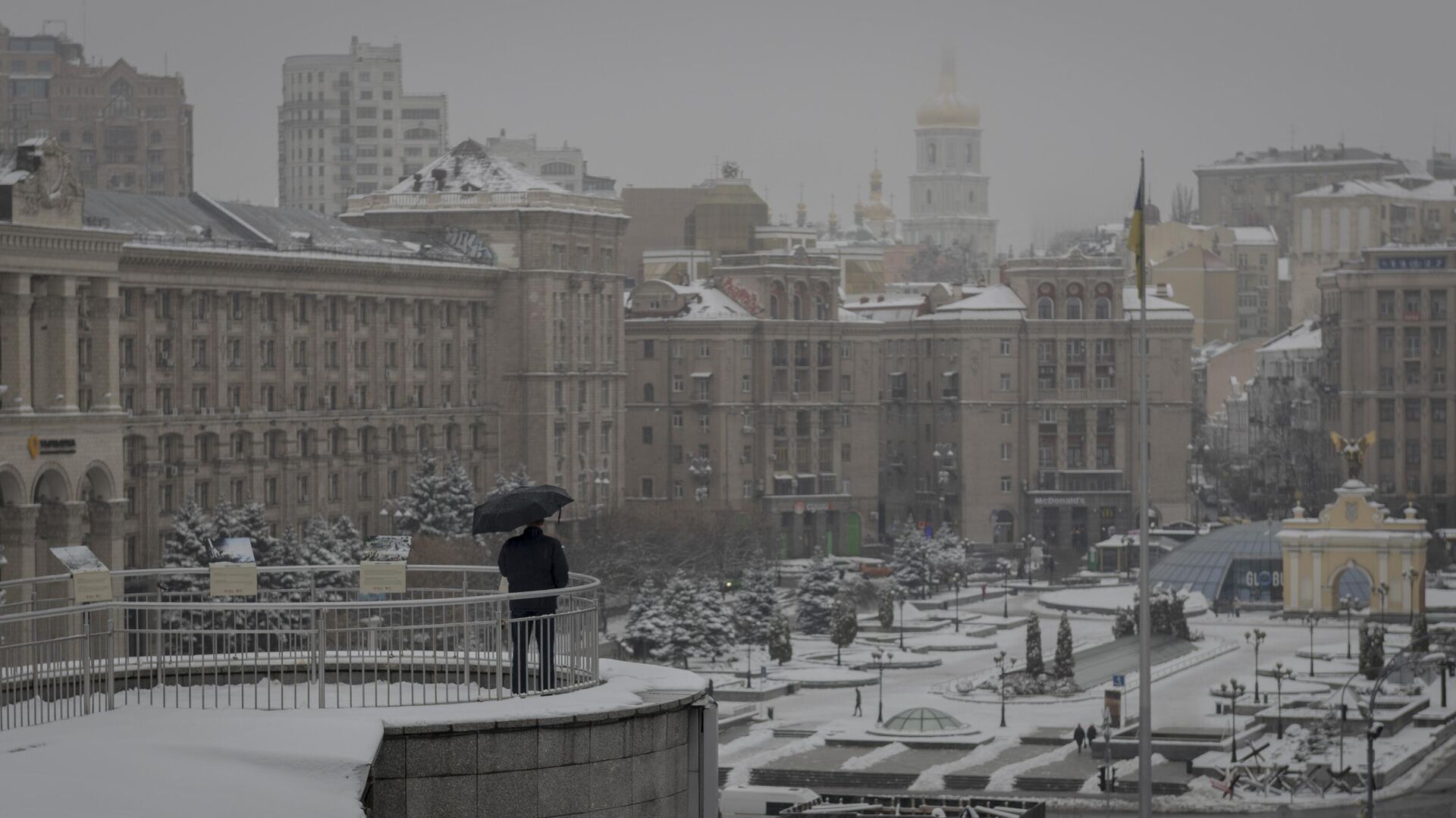 Площадь Независимости в Киеве - РИА Новости, 1920, 22.02.2024