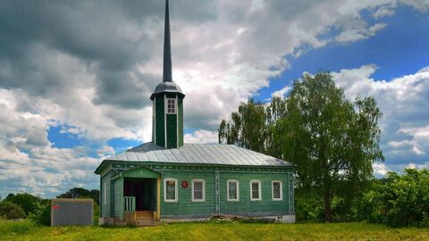  Единственная действующая сельская мечеть касимовских татар расположена в селе Подлипки (Шорын)