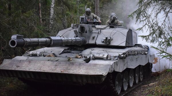 Британский основной боевой танк Challenger 2. Архивное фото