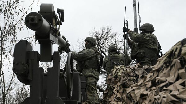 Военнослужащие подразделений радиоэлектронной борьбы ВС России. Архивное фото