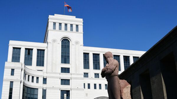 Здание Министерства иностранных дел Армении. Архивное фото