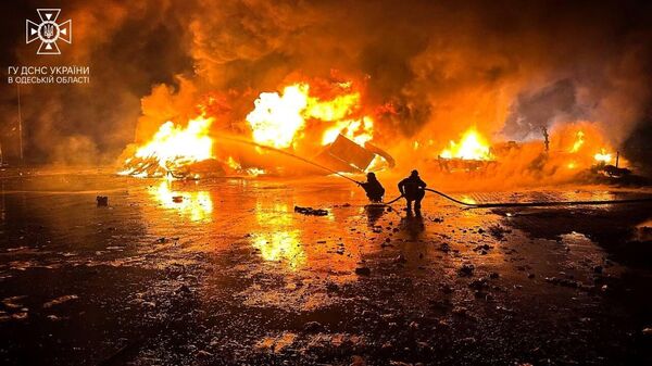 Последствия взрыва в Одесской области. Архивное фото
