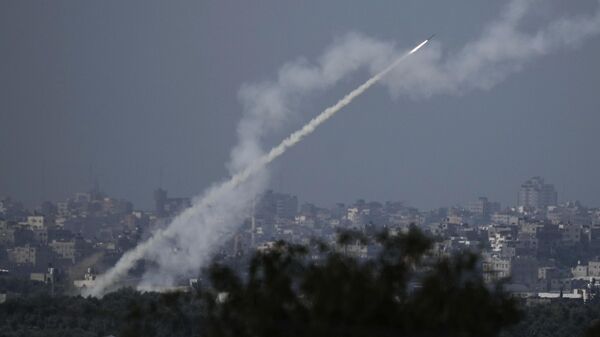 Запуск ракет в сторону Израиля