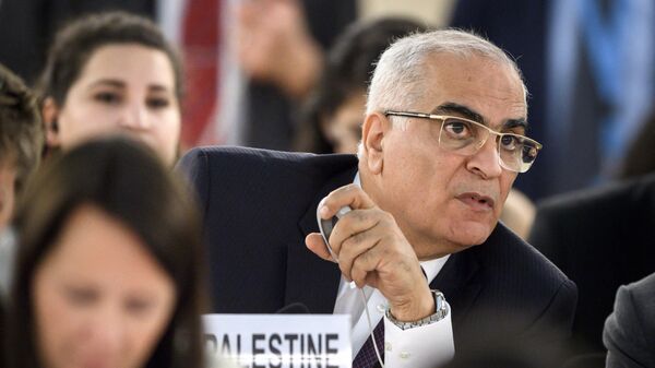 Постоянный представитель Палестины при ООН в Женеве Ибрагим Крайши