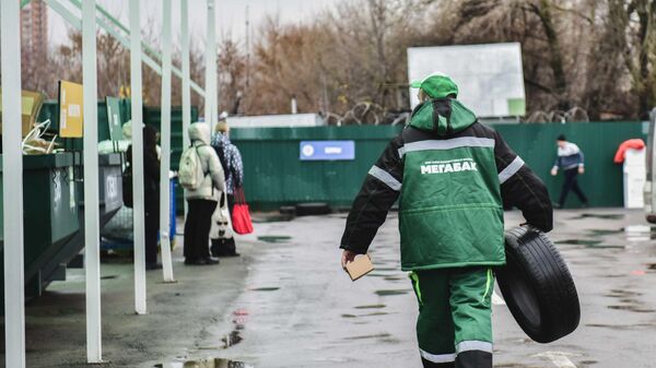 В Химках открыли обновленный пункт по раздельному сбору отходов Мегабак