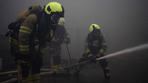 Сотрудники пожарной службы Украины. Архивное фото