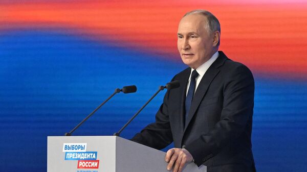 Президент РФ Владимир Путин встречается с доверенными лицами в рамках своей избирательной кампании