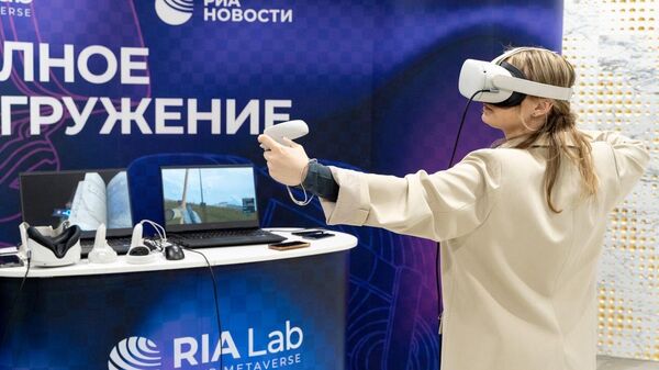 Агентство РИА Новости представило свои VR-проекты на площадке VI Международного научного форума Шаг в будущее: искусственный интеллект и цифровая экономика