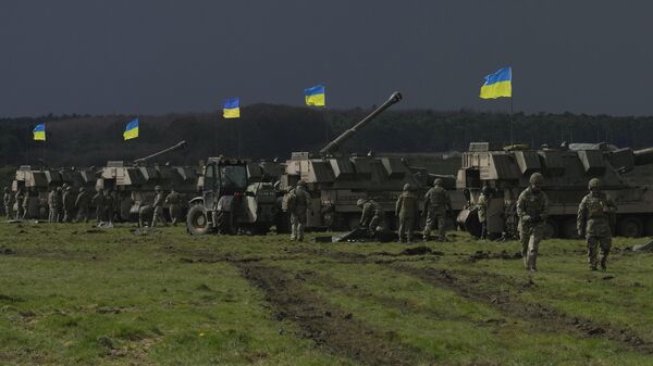 Украинские военные 