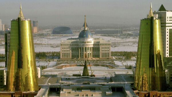 Вид на Астану, столицу Казахстана. Архив