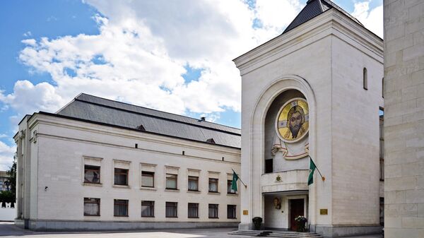 Здание Синодальной резиденции Патриарха Московского и Всея Руси в Свято-Даниловом монастыре в Москве