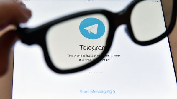 Логотип мессенджера Telegram