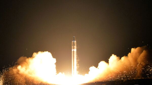 Баллистическая ракета Hwasong-15 в КНДР