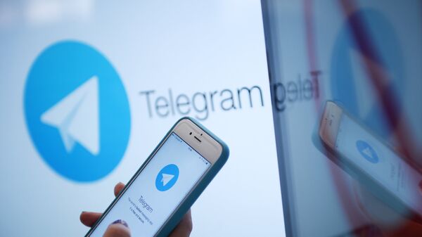 Логотип мессенджера Telegram