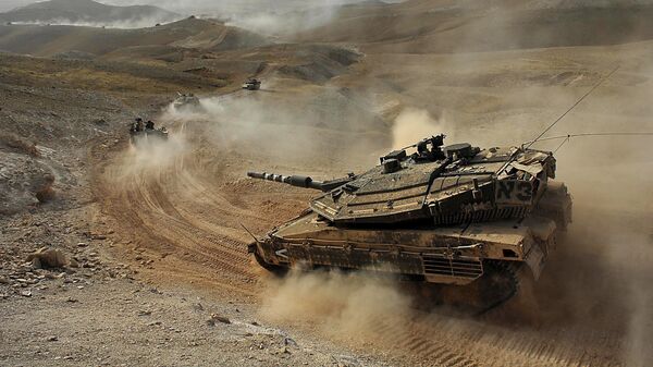 Танк Меркава сухопутных войск вооруженных сил Израиля