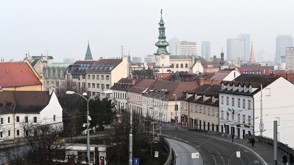 Вид на исторический центр Братиславы