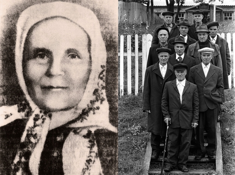  Евдокия Лысенко и десять ее сыновей, ушедших на фронт и вернувшихся живыми. 