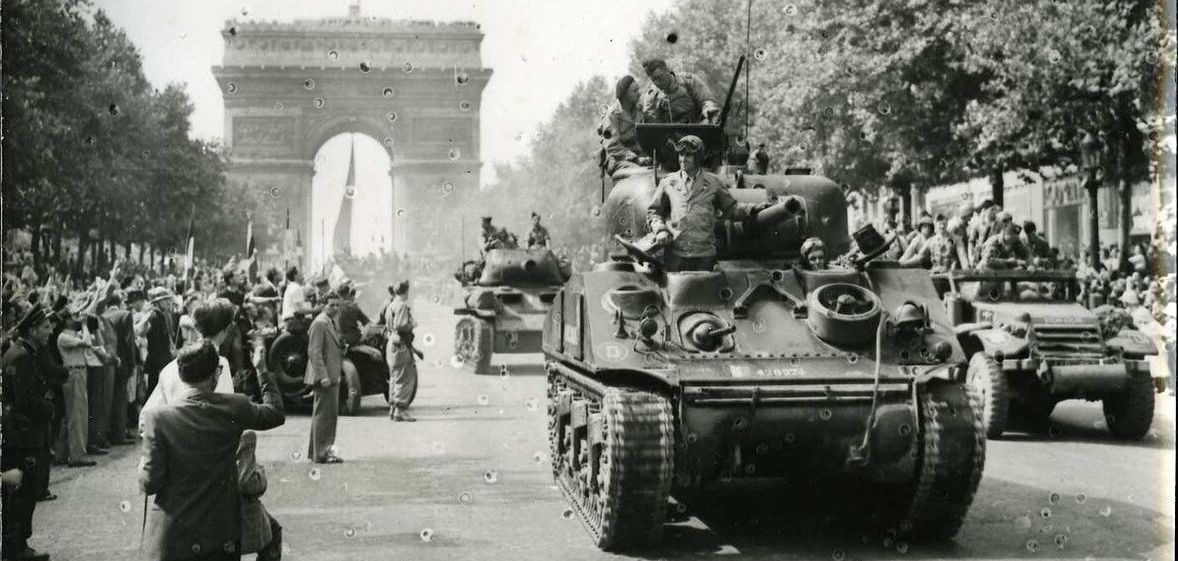 Освобождение Парижа. 1944 г.