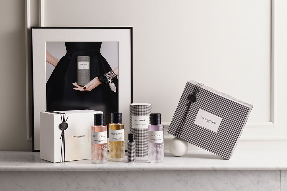 Следы гусиной лапки: коллекция ароматов и макияжа в честь знакового узора Dior