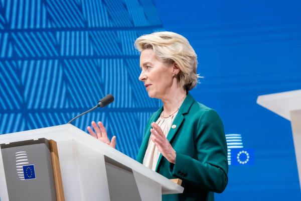 Participation of  Ursula von der Leyen, President of the European Commission, in the Brussels Special European Council