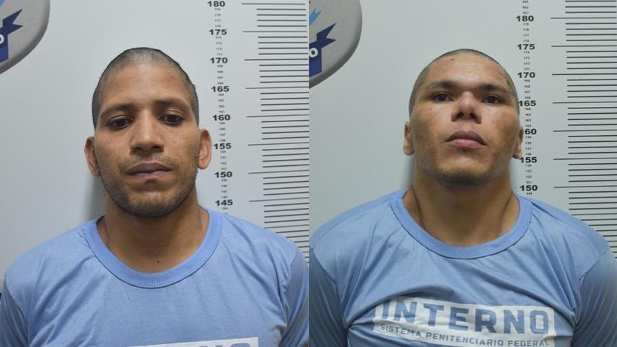 Rogério Mendonça e Deibson Nascimento fugiram da Penitenciária Federal de Mossoró em 14 de fevereiro