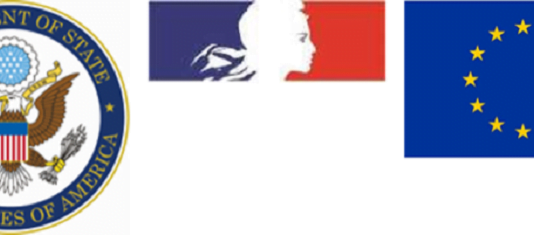 logo département americain et france et union européenne