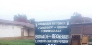 Brigade de recherche et d'investigation de Bozoum. Photo CNC