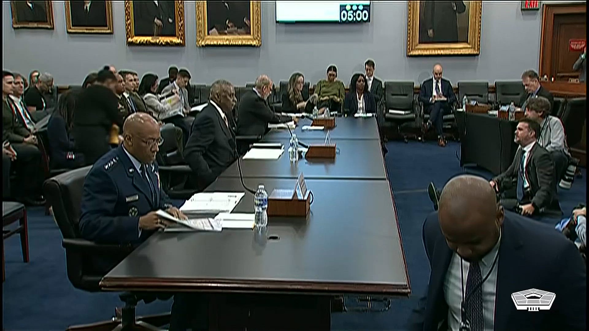 Secretary of Defense Lloyd J. Austin III; Joint Chiefs of Staff Chairman Air Force Gen. CQ Brown, Jr.; and Michael J. McCord, undersecretary of defense (comptroller) and chief financial officer, testify before the House Appropriations Committee defense subcommittee about the fiscal year 2025 Defense Department budget.