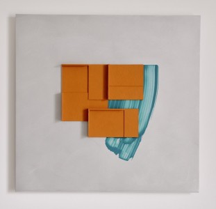 Tradeston Maquette (Ochre/Teal)