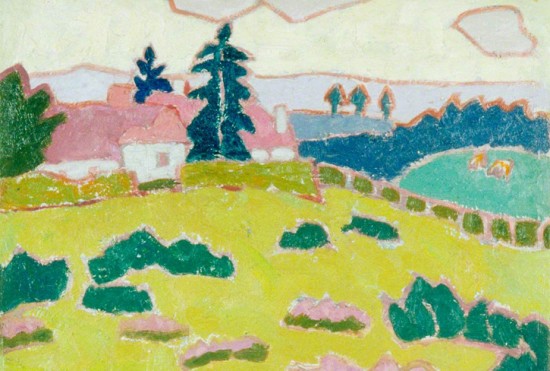 Landscape with Cottages