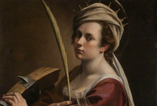 Self Portrait as Saint Catherine of Alexandria